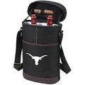 Texas University at Austin Officially Licensed Insulated 2 Bottle Travel Wine Tote with Corkscrew & Shoulder Strap -Designed & Assembled in the USA