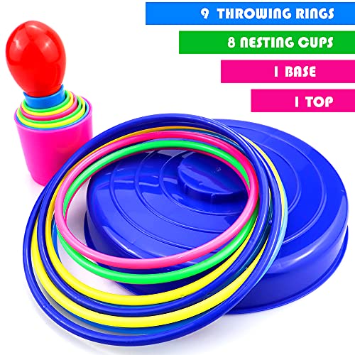TCOTBE Toss Game, Games Set, Outdoor Games, for Kids Birthday Party Indoor Supplies,Soft Plastic Games,Gift Party,Xmas