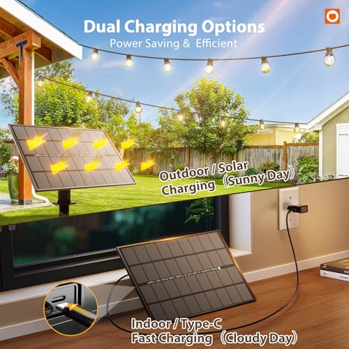 addlon 198FT(192+6) Solar String Lights Outdoor Waterproof, 60+4 LED Shatterproof Bulbs with Remote, 3 Light Modes, Dimmable, Timable, G40 Patio Lights for Large Backyard, Garden, Wedding Party Decor - size: 192+6FT