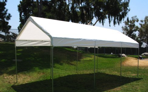 30'X60' Extra Heavy Duty 12 mil (White) Tarp 3 Ply Coated Reinforced Canopy 6 oz 3 Layer (Includes Tarps Tools and Toys Maintenance Manual)