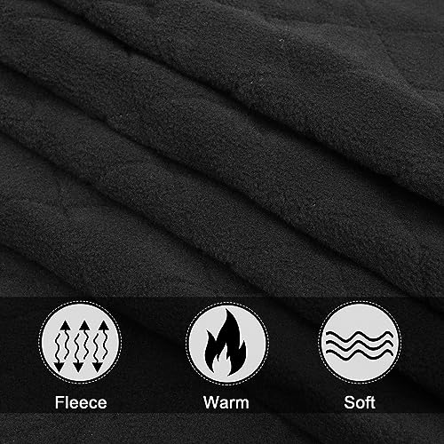 Preboun 4 Pack Large Waterproof Stadium Blankets Thick Warm Fleece Picnic Camping Blankets for Cold Weather Football Games Concerts Beach Outdoor Activities Homeless Donations(Multi) - color: Multicolor