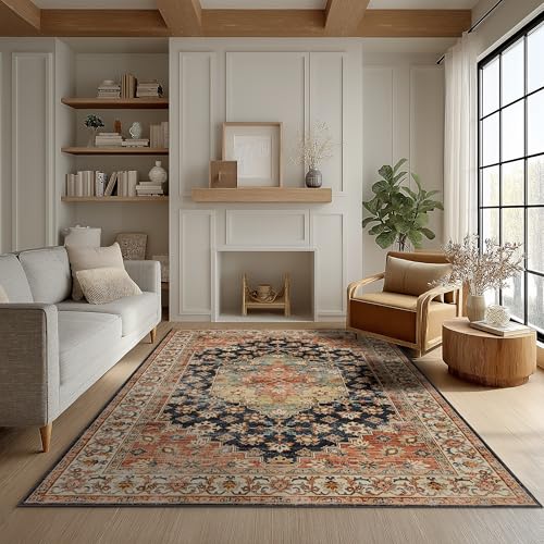 Ruaruarug Area Rug Non Slip Machine Washable Ultra Soft Living Room/Bedroom/Kitchen/Outdoor/Classroom Maroon, 5'×7' - color: Maroon, size: 5' x 7' (Rectangular)