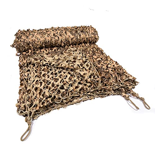 CamoSystems Reinforced Camouflage Netting | 3D Camo Nets, Waterproof & UV Protection, Silent Rip-Stop Fabric - color: Prairie Grass, size: Large, 9'10" x 19'8" L
