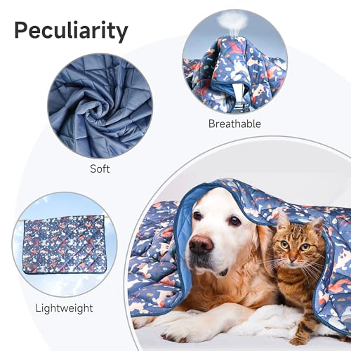 wegreeco Pet Dog Cooling Mat for Cats, Lightweight Bed Outdoor Cooling Blanket for Dogs and Cats, Small Medium Large Puppy Cool Pad for Dogs, Cute XLarge - color: Dog, size: X-Large