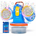 Rechargeable Bubble Machine for Kids, 180° Rotation 12,000+ Big Bubbles Per Minute, Boy Birthday Gift, Outdoor Toys Games & Activities, Easter Gifts for Toddlers, Boys & Girls Age 3,4,5,6,8+ Year Old