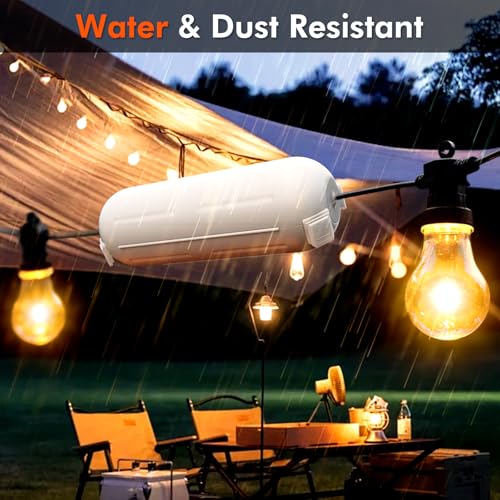 4 Pack of RESTMO Compact Outdoor Extension Cord Cover, IP44 Waterproof Box and Safety Housing Case, Ideal to Protect Outdoor Plugs, Electrical Connections, Holiday Decoration Lights, Size Small, White - color: White, size: 4 Pack