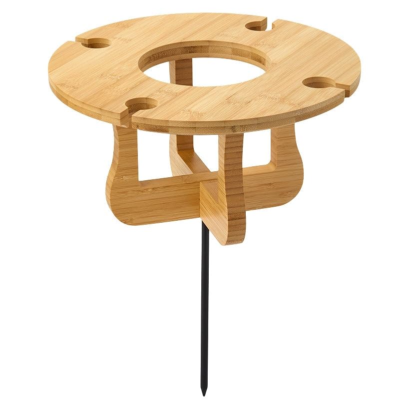 The Lakeside Collection Outdoor Wine or Beer Picnic Table - Wine - style: Wine
