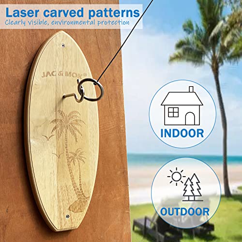 Deluxe Hook and Ring Toss Game, Outdoor Indoor Toss Game Set, Throwing Toys for Family, Party Games - style: Coconut Tree