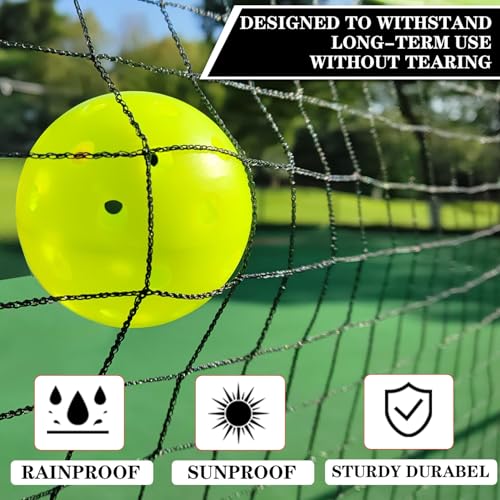 Pickleball Net for Driveway, Portable Pickleball Net System with Regualtion Size 22FT Pickle Ball Net, Outdoor Pickleballs, Carry Bag, Weather Resistant Metal Frame - style: Pickleball set with net