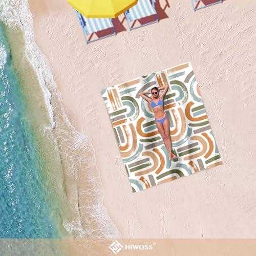 Beach Blanket Waterproof Sandproof Oversized 95”x 80”,Sand Free Beach Mat with Corner Pockets,Portable Mesh Bag for Travel and Outdoor Camping (Maze) - color: Maze