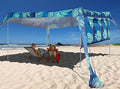 Beach Canopy Tent Shade with Sidewalls 10x10FT, 6.6FT Tall, UPF50+ Sun Shelter, Windproof & Water Resistant, Includes Guylines Sand Shovel Stability Poles, Easy Up for Beach Outdoor Camping Backyard - color: Leaves