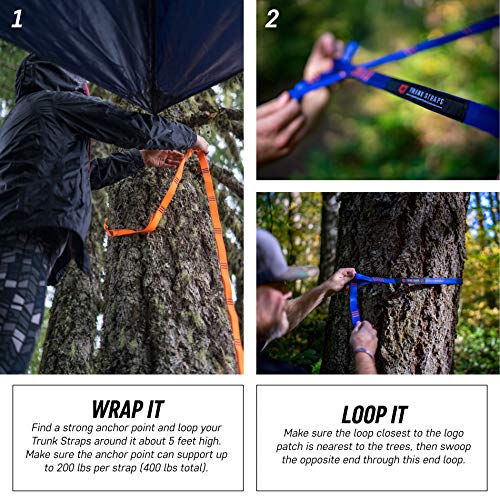 Grand Trunk Hammock Tree Trunk Straps | Hammock Suspension System - color: Teal