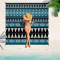 Beach Blanket Waterproof Sandproof Oversized Lightweight 78''×81'' 1-5 Adults Blanket Beach Large Picnic Mat for Travel Camping Hiking Picnic - color: Boho, size: 78''x81''