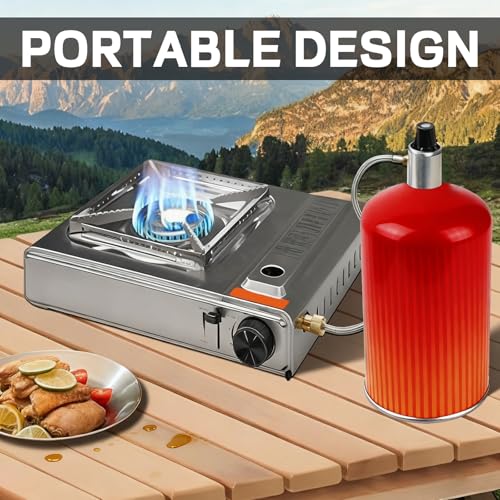 2-Pack 1LB Padded Propane Cylinder Storage Bag, Oxford Fabric Gas Tank Protective Bag, Mesh & Drawstring Design Mini Fuel Cylinder Organizer for Outdoor Camping, Hiking & RV Trips