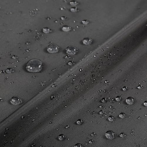 3Yard (60"×108") Marine Waterproof Fabric - Outdoor UV-Resistant Lightweight Durable Ripstop Material, UPF50+ Sun-Protection Blackout for Tarp Tent Camping Canopy, Black - color: Black, size: 3 Yard