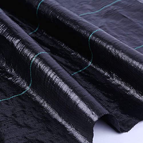 Garden Weed Barrier Landscape Fabric Durable & Heavy-Duty Weed Block Gardening Mat Ground Weed Cover (6ft*250ft) - size: 6ft*250ft