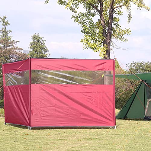 COYEUX Camping Windbreaks Windscreen, Beach Windshield Shelter, Foldable Outdoor Caravan Privacy Shield, Sunshade Screen, Backpack Portable Picnic Screen, for Garden Charcoal Grills BBQ