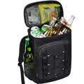 33 Cans Insulated Backpack Cooler - Leakproof Waterproof Lightweight Soft Coolers Bag for Camping Picnic Hiking Beach and Lunchbox Backpacks Bags-Leak Proof Ice Chest Back Pack - color: Black