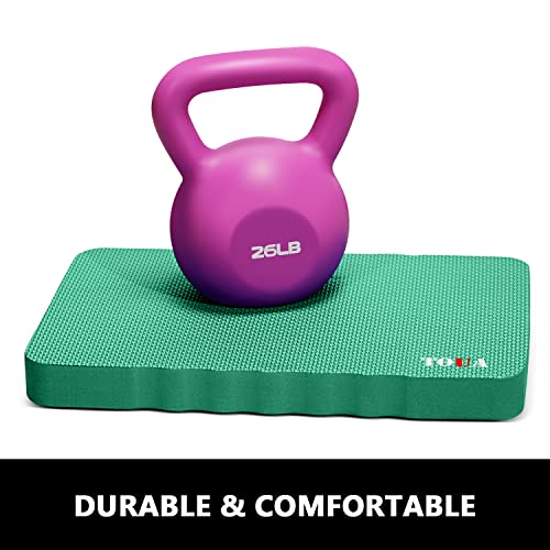 Kneeling Pad Thick Extra Large High Density Foam Comfort Kneeling Pad for Work Gardening Yoga Exercise Garden Knee Pad Green, 1 Pack - color: Green, size: Large - 1 Pack