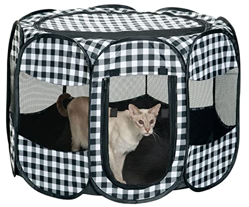 Portable Pet Puppy Soft Tent Playpen Dog Cat Folding Crate Play Dog Pen Pop-Up - size: Medium