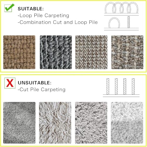 WILLBOND Carpet Cord Cover Cable Protector Floor Cover Cable Protector Management Only for Commercial Office Carpet(147.64 ft,Black and Yellow) - color: Black and Yellow, size: 147.64 ft