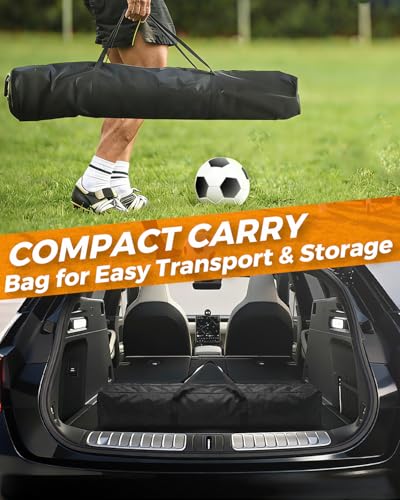 Soccer Goal for Backyard, 12×6 ft /6×4 ft Portable Soccer Goal Net, Quick Setup Soccer Goals with 1 Carry Bag - size: 6 X 4 Feet
