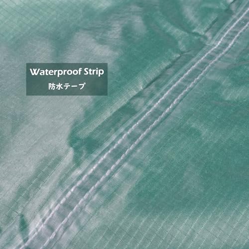TRIWONDER Camping Tarp Cover Waterproof Rain Fly Tent Ground Cloth Footprint Hammock Shelter for Outdoor Hiking Picnic Beach (Dark Green+Accessories) - color: 03 Rhombus Dark Green+accessories, size: ‎11.81 x 9.51 ft
