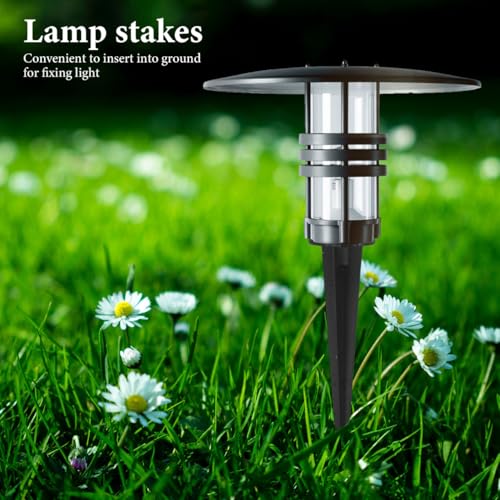 ARTIBETTER 6 Pack 6 Inch Aluminum Ground Stakes, Heavy Duty Rust-Proof Landscape Spikes for Solar Pathway Lights, Tent Pegs for Camping, Beach, Lawn Outdoor Decor Anchor Stakes