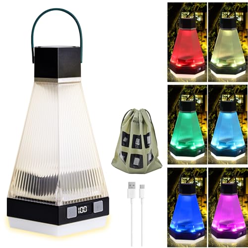Camping Lights Colored Rechargeable Lighting Fixtures,TYPE-C charging,5000mah,Rechargeable Mobile Phone,Outdoor Camping Hanging Light,For Awn Tent Yard Garden Decoration and Holiday Christmas Gift