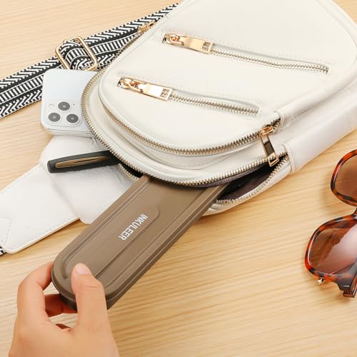 Travel cutlery set, 18/8 stainless steel cutlery, Reusable utensils set with case, Portable Silverware Lunch Box for Camping and Office (Rose Gold/knife set) - color: Rose Gold