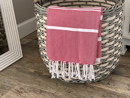Beach Towel 100% Cotton Turkish Beach Towel Adult 38x70 Inch Pre-washed Absorbent Extra Large|Sand Free Quick Dry BathTowels|Lightweight Blanket|Travel Cruise Camping Spa Gym Yoga Sports Towel|Bark - color: Beige