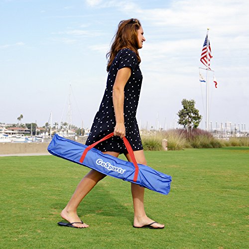 GoSports Portable Cornhole Game Sets – Premium Outdoor Lawn or Beach Toss Game - style: Red & Blue