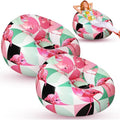 Lunmon 2 Pack Inflatable Bean Bag Chairs, Flamingo Blow up Chairs for Adults, PVC Inflatable Lounge Chair Set for Summer Party, Night Pool Camping Balcony Bedroom Reading - style: Flamingo
