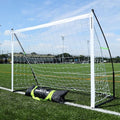 QuickPlay Kickster Elite Portable Soccer Goals - Ultra Fast Setup Weighted Training Goals for Backyard, Turf & Indoor Use - Durable Soccer Nets for Home & Team Practice - style: 6 x 4'