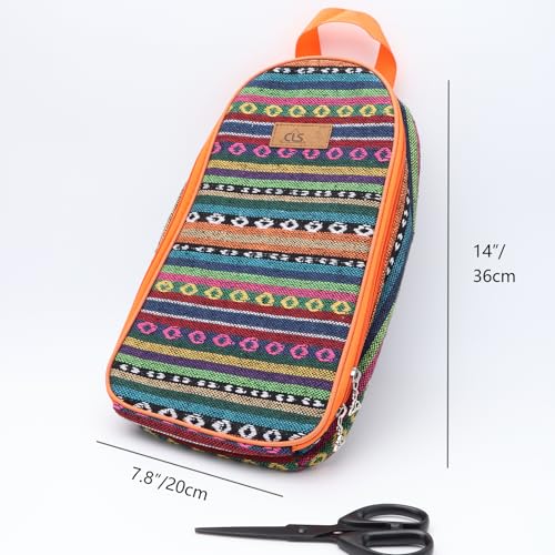 NatSumeBasics Camping Travel Cooking Utensils Organizer Travel Bag Portable Pouch for BBQ Camp Cookware Kitchen Kit - style: Only 1pc Orange Bag