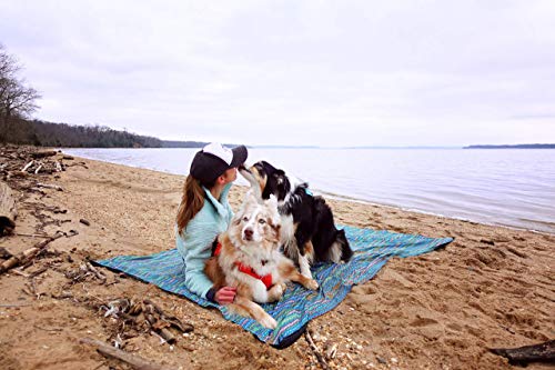 GRAND TRUNK Adventure Sheet Outdoor Blanket | Sand-Proof, Water-Resistant Beach & Picnic Blanket for Camping & Travel | Lightweight, Compact 7' x 7' | Serape - color: Serape