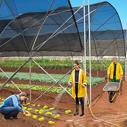 QLOFEI Shade Cloth for Patio, 40-50% Sunblock Mesh Tarp Shade Cloth with Grommets, Anti-UV Shade Neting Cover for Garden Kennel Chicken Coop Pergola Greenhouse Plants Cover, 4x8 FT - size: 4'x8'