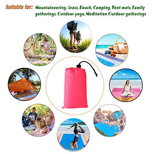 Waterproof Camping Tarp, Ultralight Tent Footprint Backpacking Tarp for Camping, Hiking and Outdoor Activities (Red) - color: Red