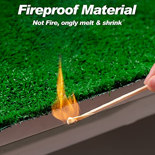 Artificial Grass, Large Artificial Turf, Synthetic Grass Mat Training Pad for Small/Medium/Large Dogs, Fake Grass Rug with Drainage Holes, Indoor Outdoor Rug Patio Lawn Decoration (3.28'x4.92') - size: 3.28'x4.92'