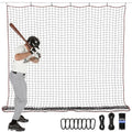 BaseGoal Baseball & Softball Backstop Nets, Heavy Duty Sports Practice Nets, Sports Netting Barrier,DIY Ball Net,Hitting Net for Baseball, Hockey, Soccer, LAX and More - size: 10x40ft