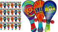 JA-RU Wooden Paddle Ball with String (24 Paddle Balls) – Classic Paddle with Ball Attached for Kids, Party Favors, Goodie Bag Stuffers & Classroom Prizes. 751-24p - size: 24 Packs