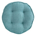 vctops Soft Chair Pads 18 inch Diameter Super Comfy Thicken Solid Color Round Seat Cushion for Kitchen Dining Room Office Chairs (Lakeblue,18" x 18") - color: Lakeblue