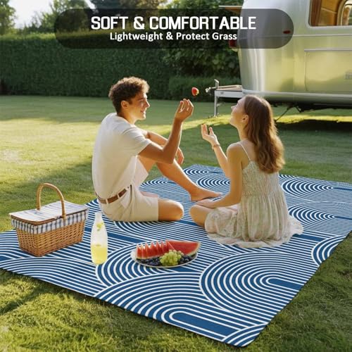 Outdoor Rug 3x5ft, Boho Abstract Leaves Pink Gradient Indoor Area Rug for Patio Backyard Deck Large Floor Mat, Morandi Color Nordic Style Non-Slip Outside Carpet Balcony Porch Camping Rugs Picnic Mat - size: 3' x 5' (Rectangular)