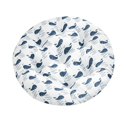 Boho Round Chair Cushion 16" Soft Thick Seat Cushion Outdoor Bistro Floor Sofa Pads Colorful Leaf Ergonomic Support Cushions for Dining Chairs, Garden Patio, Home, Office Car - color: B