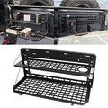 Tailgate Table Rear Foldable Cargo Shelf Aluminum Alloy Storage Shelf MOLLE Panel for Jeep Wrangler JK JKU JL JLU