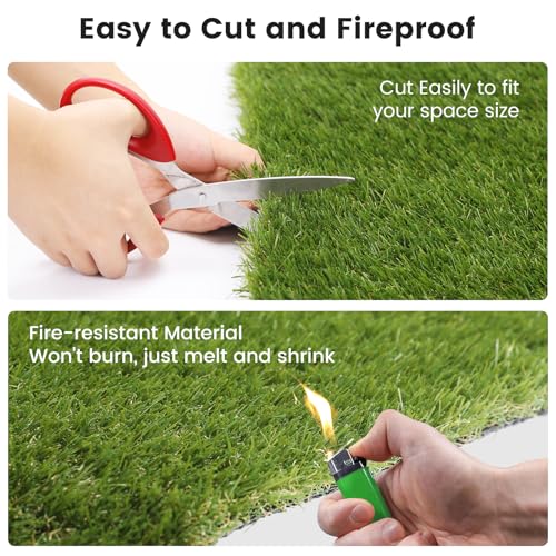 59" x 36" Fake Grass Mat for Dogs, Premium Washable Artificial Turf Grass Rug for Patio Lawn Balcony Door Dog Pet Pee Potty Training - size: 59" x 36"