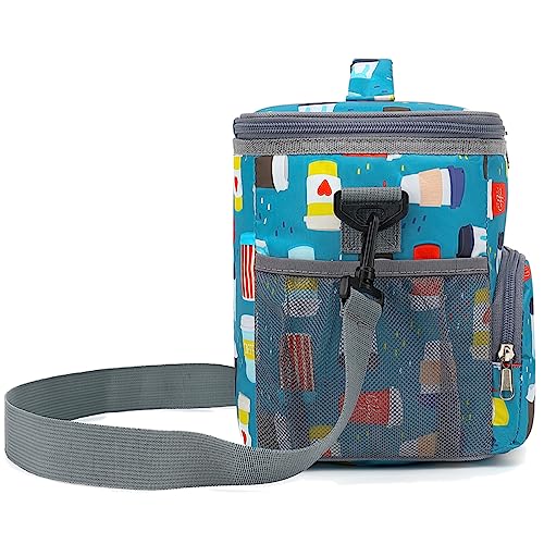 GYEUKHAM Insulated Lunch Bag for Adult/Women/Men, Reusable Large Lunch Box Cooler Soft Leakproof Tote, Thermal Meal Prep Lunch Pail with Adjustable Shoulder Strap for School/Travel/Office, Cup - color: Cup