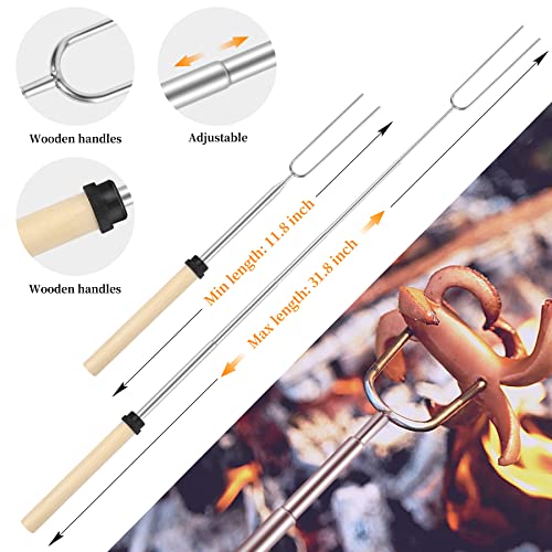 Camping Cooking Utensils Set, Stainless Steel Grill Tools, Camping BBQ Cookware Gear and Equipment for Travel Tenting RV Van Picnic Portable Kitchen Essentials Accessories - color: Black-28 PCS