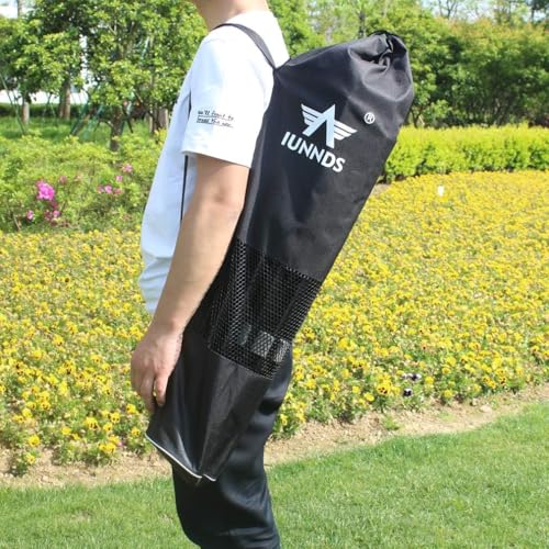 Portable Large Volleyball Badminton Tennis Net with Carrying Bag Stand/Frame 10/14/17/20 FT - size: 17FT