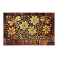 Durable Welcome Door Mats 24”x36” – Heavy Duty Non-Slip Rubber Outside Door Mat Large Front Outdoor Mat for Home Entrance, Porch, Patio, Garage and High Traffic Areas,Dragonfly Flower - size: 2' x 3' (Rectangular)